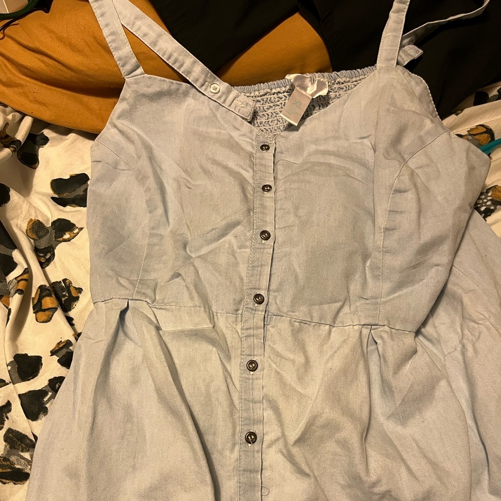 Stretchy Denim Dress